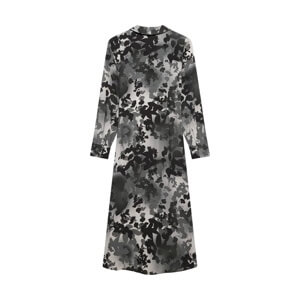 Mint Velvet Black Floral Print Midi Dress